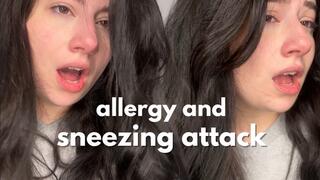 Sneezing & Blowing My Nose – Messy Allergy Attack
