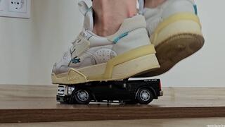 Toy Car Crush in Sneakers