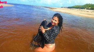 I get rid of my clothes where the river meets the sea