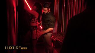 The fantasy of a couple in a swinger club