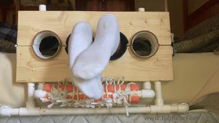 Itchy Feet Tickle III - itching powder and tickling for big dirty feet