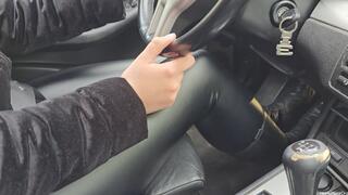 Driving BMW e46 in Flat Riding Boots