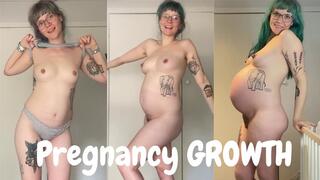 Nude 2nd Pregnant Belly Bump Growth