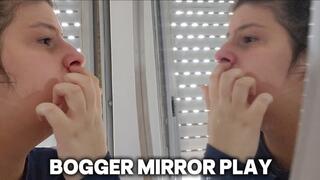 Mirror Nose Play – Nose Picking, Booger Eating, Finger in Nose