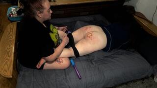 Natasha gives kaykay an anal punishment