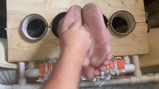 Dirty Feet Tickle - tickle punishment for dirty itchy big wide feet