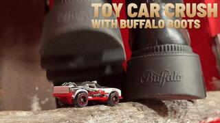 LADY SCARLET - TOY CAR CRUSH WITH BUFFALO BOOTS mobile