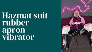 hazmat suit rubber apron vibrator
