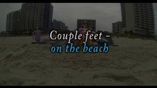 Couple feet- on the beach