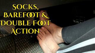 "Ultimate Pedal Pumping Domination – Socks, Barefoot & Double Foot Action!"