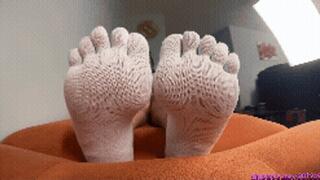My First hardcore XXX footjob sockjob (2 Huge loads B2B)