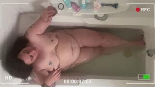 Bathtime Voyeur - BBW Soapy Nude Ritual (Birds Eye POV) - Voluptuous Bath Goddess: Intimate ASMR