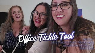 Office Tickle Tool with Miss Whitney Morgan, Maleka, Monica Merlot - wmv