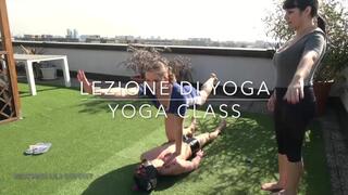 NINA MOROVIC & LILI DUPONT - Yoga class - OUTDOOR domination and humiliation