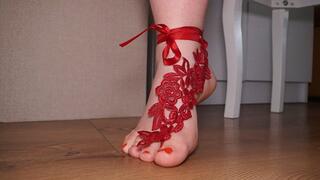 #3 Mouth open - my feet are waiting to be worshipped