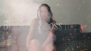 Blackmail footjobs for the Boss