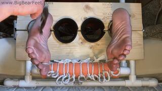 Oily Itching Feet II - dirty feet punished with oil, itching powder and tickling