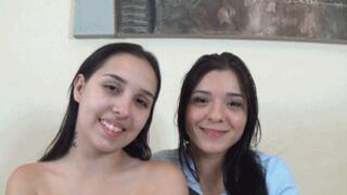 INTERRACIAL FACE LICKING - ASIAN GIRL vs BRUNETTE (mov)