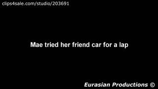 247 - Mae tried her friend car for a lap