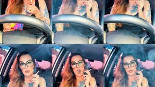 Custom - Hotboxing - Smoking in the car with the windows closed - Audible Inhales and exhales - Dunhill Menthol 100