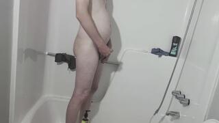 INSANELY INTENSE Bladder Bloat with HUGE cumshot! | 4K