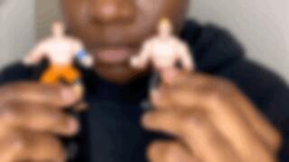 Giant Mouth Swallows Tiny Wrestlers