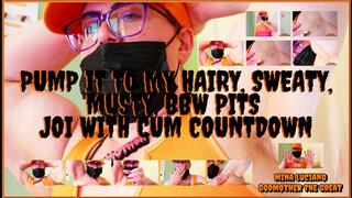 Pump It To My Hairy, Sweaty, Musty, BBW Pits JOI Cum Countdown 1920x1080 WMV