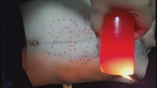 Wax Play Compilation - Queen Nana Dripping Wax on Ari