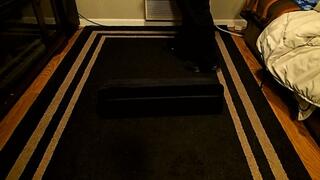 Anal flogging and belt spanking