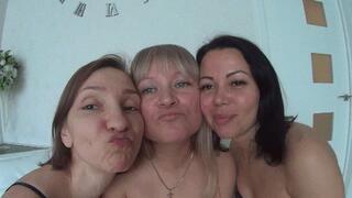 Body part comparison of 3 ladies BP C