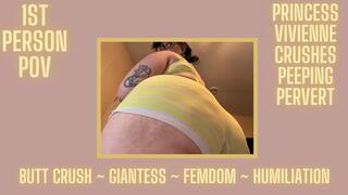 Princess Vivienne Crushes Peeping Pervert