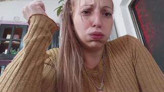 Coughing a lot with your mouth closed