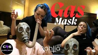 Gas Mask - 1 GIRL PLAYS, and 1 GIRL RECORDS