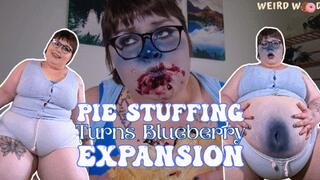 Messy Pie Stuffing Turns Blueberry Expansion - MP4