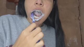 Brushing, foam, and clean