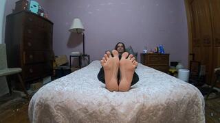 Admire my toes & soles!