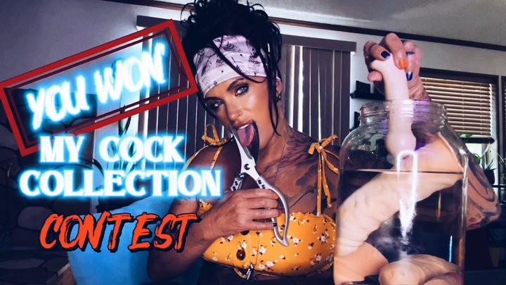 WINNING MY COCK COLLECTION CONTEST MEANS LOSING YOURS FOREVER - Penectomy, CBT, SPH, MistressRavenFD - PORNMEKA