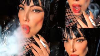 My pleasure begins when the cigarette touches my mouth - Close-up - Audible Inhales and exhales - Dunhill Menthol 100