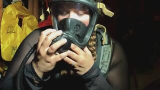 Hazmat Princess Gears up in Trellchem VPS and SCBA
