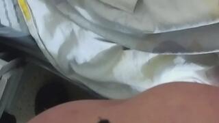 My belly button getting a lot of pleasure with her