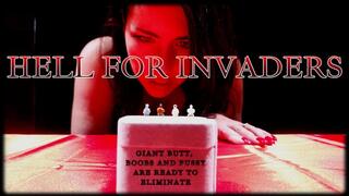 Hell for Invaders (insertion, boobcrush, buttcrush, anal vore)