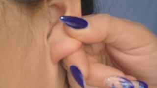 Playing with my friend's ear