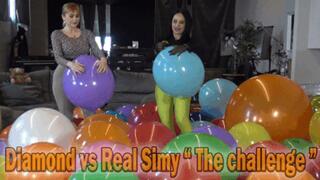 Diamond vs Real Simy " The challnge "