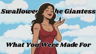 Swallowed by the Giantess POV Femdom Audio Fantasy Soft Vore Audio Only ASMR