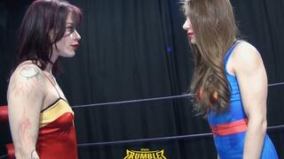 Alfiya vs Anasthesia (Super Woman vs Wonder Woman) - Cosplay Female Pro Wrestling Fight - RM236 - HD720