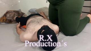 FARTING AND HUMILIATING MY MASKED SLAVE # FULL MOVIE # DELICIOUS ROSALIA PEACH