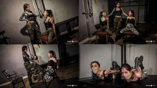 2 Military Girls Chained and Interrogated - Spanish (sub:English), MP4, FULLHD 1080
