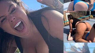 BBW dominates with face sitting and ass smothers