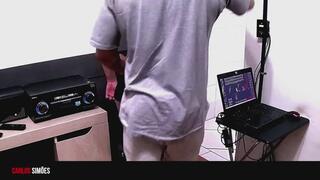 HOT BRAZILIAN GIRL HAVING SEX WITH A HARD ENDOWED AMATEUR