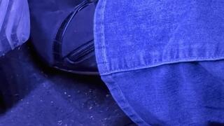 Revving and pumping in black stiletto boots